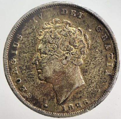 1826 George IV Shilling Silver Coin | Very High Grade | a5843
