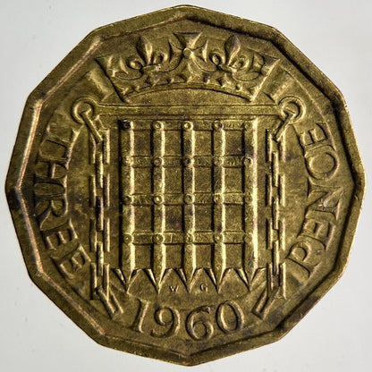 1960 Elizabeth II Brass Threepence Coin | Collectable Grade
