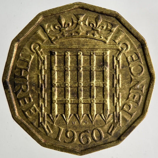 1960 Elizabeth II Brass Threepence Coin | Collectable Grade