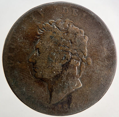 1826 George IV Half - Penny Coin | Collectable Grade