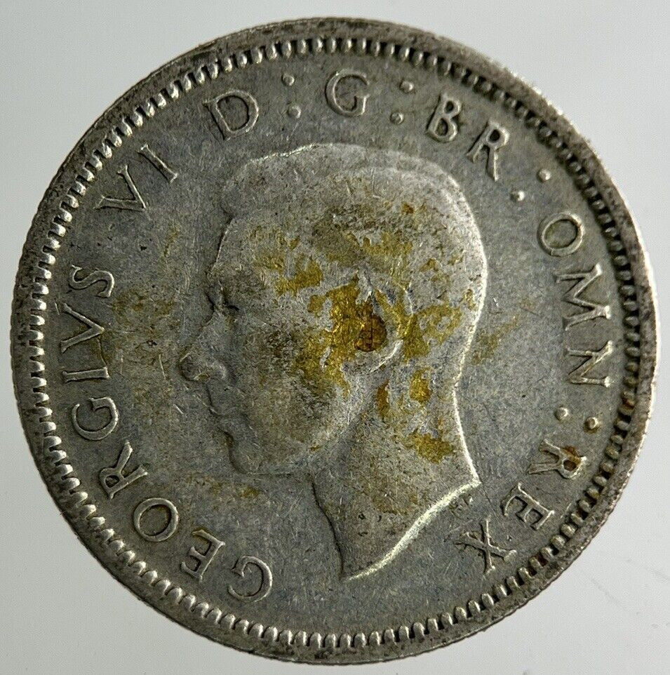 1943 George VI Sixpence Silver Coin | Fine Collectable Grade