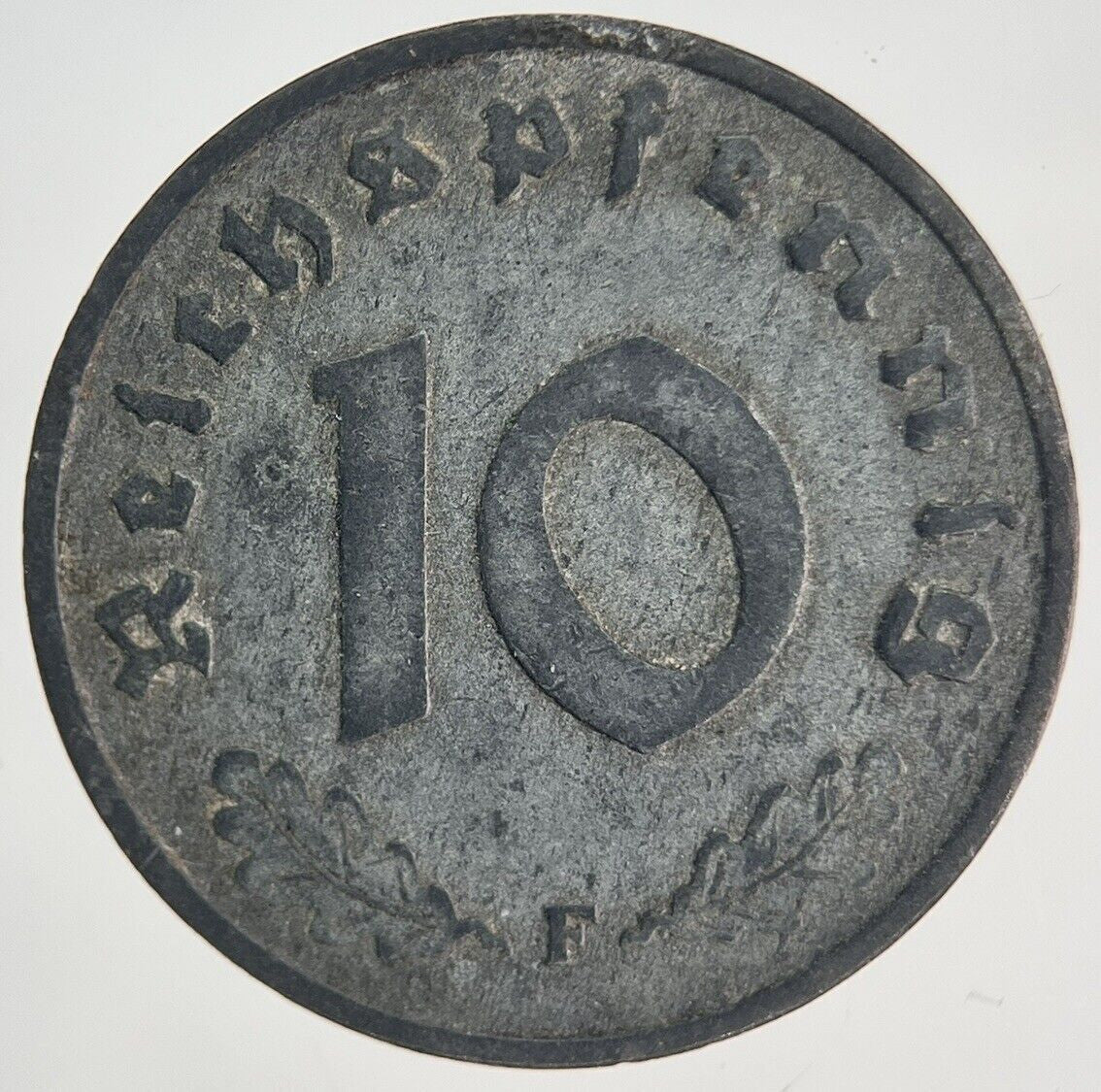 1942 - F Germany Nazi 10 Pfennig Coin | Fine Collectable Grade | a1964