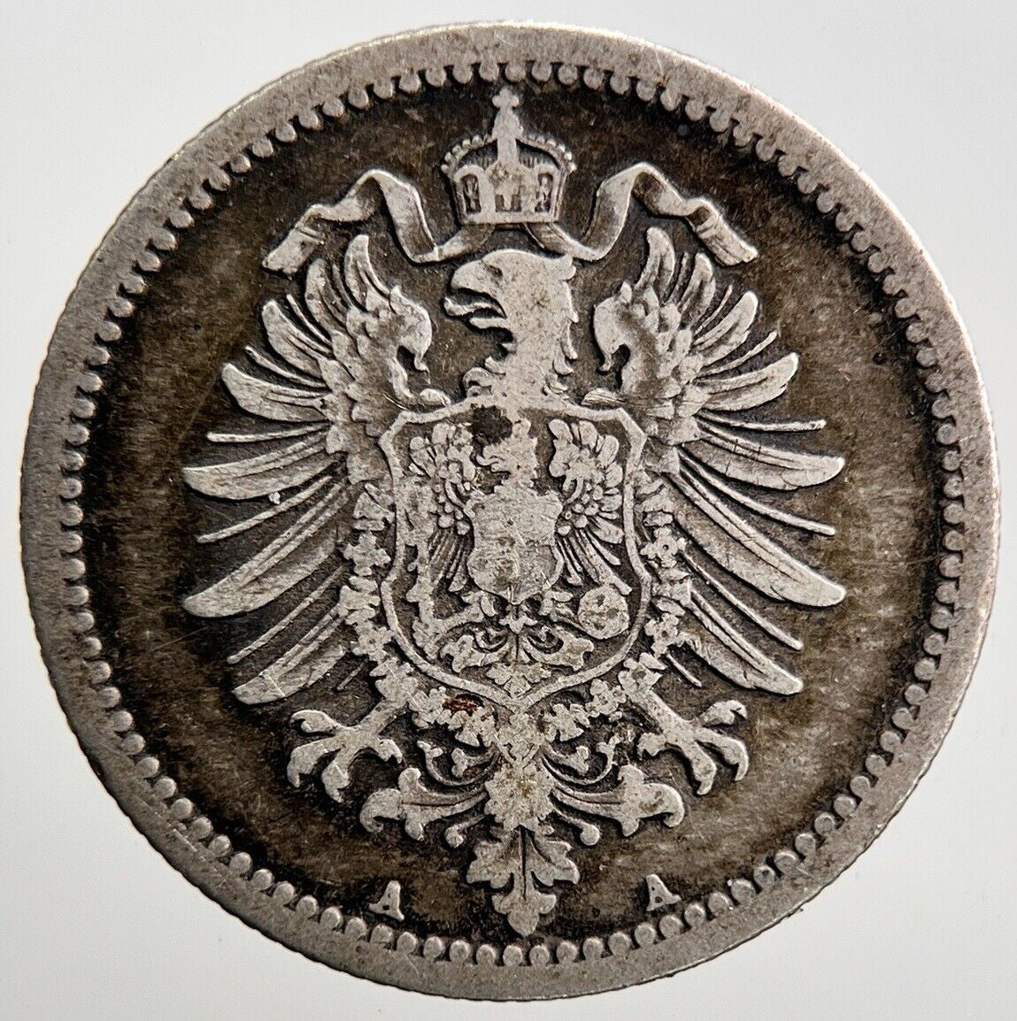 1876 - A Germany 50 Pfennig Silver Coin | Collectable Grade | a2849