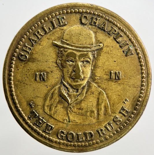 1926 Charlie Chaplin The Gold Rush Wigan Token | Fine Collectable Grade | a1007
