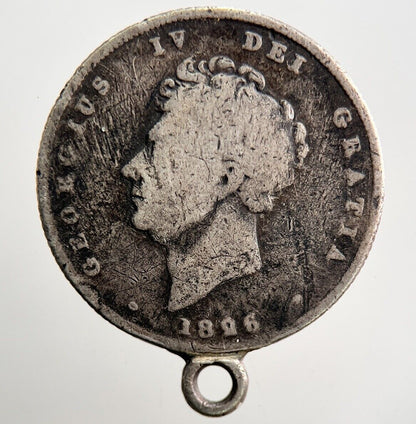 1826 George IV One Shilling Silver Coin | Collectable Grade | a3473