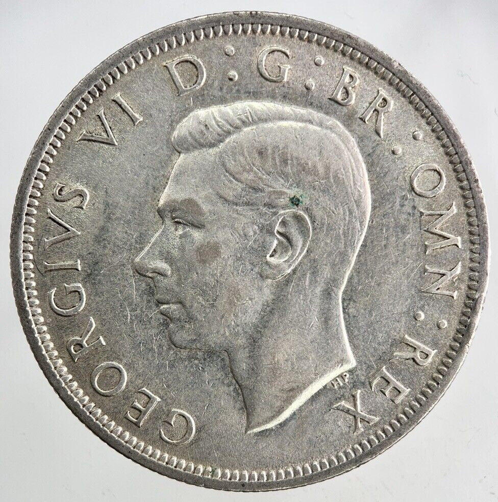 1942 George VI Half - Crown Silver Coin | Very High Grade