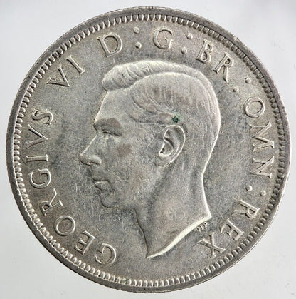 1942 George VI Half - Crown Silver Coin | Very High Grade