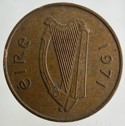 1971 Irish 2p Two - Pence Coin | Fine Collectable Grade