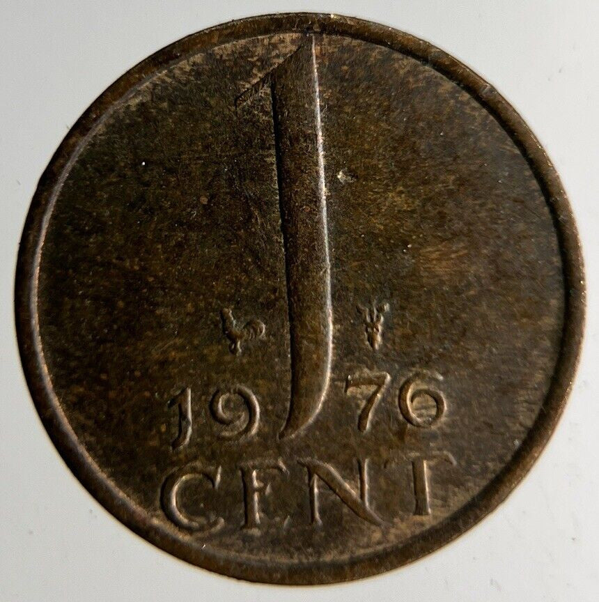 1976 Netherlands 1 Cent Coin | Fine Collectable Grade