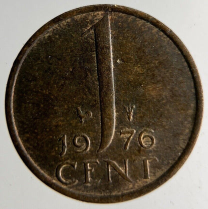 1976 Netherlands 1 Cent Coin | Fine Collectable Grade