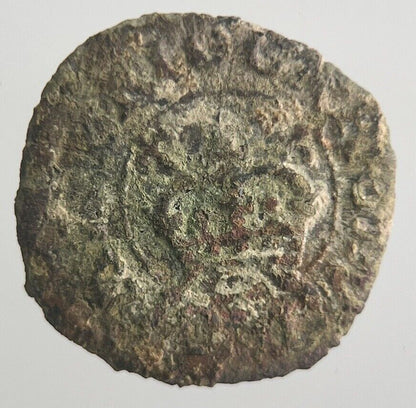 1625 - 1634 Charles I Irish Hammered Farthing Coin | Collectable Grade | a4203