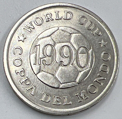 1990 Scotland Football World Cup Token Coin | Fine Collectable Grade | a1529