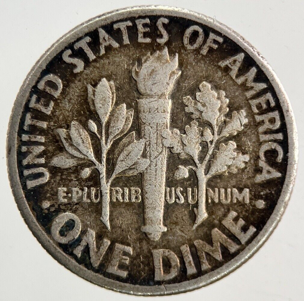 1956 US USA Roosevelt One Dime Silver Coin | Fine Collectable Grade