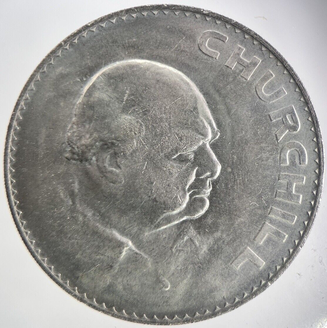 1965 Winston Churchill Crown Coin | Fine Collectable Grade | a1646