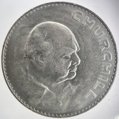 1965 Winston Churchill Crown Coin | Fine Collectable Grade | a1646