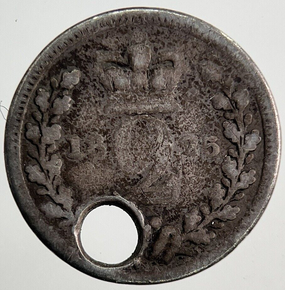 1825 George IV Maundy Two-Pence Silver Coin | Collectable Grade