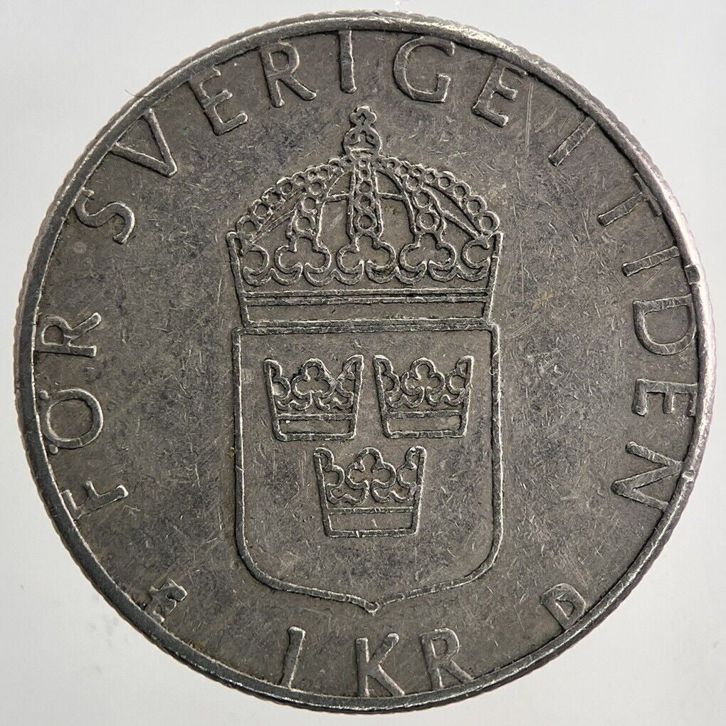 1988 Sweden 1 Krona Coin | Very High Grade