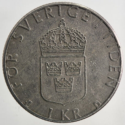1988 Sweden 1 Krona Coin | Very High Grade
