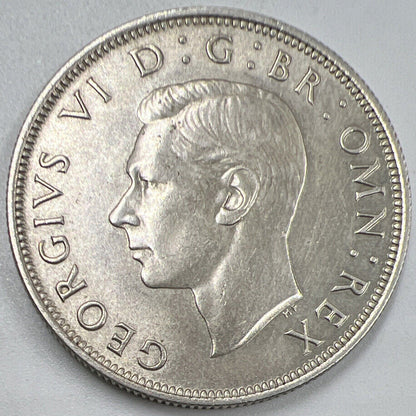 1946 Half - Crown | British Silver Coin | George VI | Very Fine Grade | a103