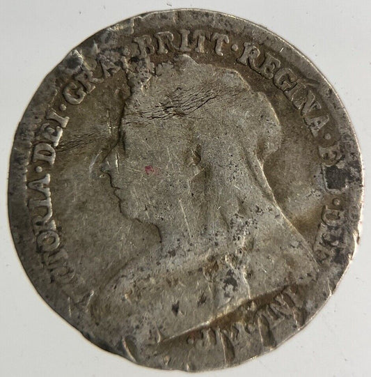 1895 Victoria Threepence Silver Coin | Collectable Grade
