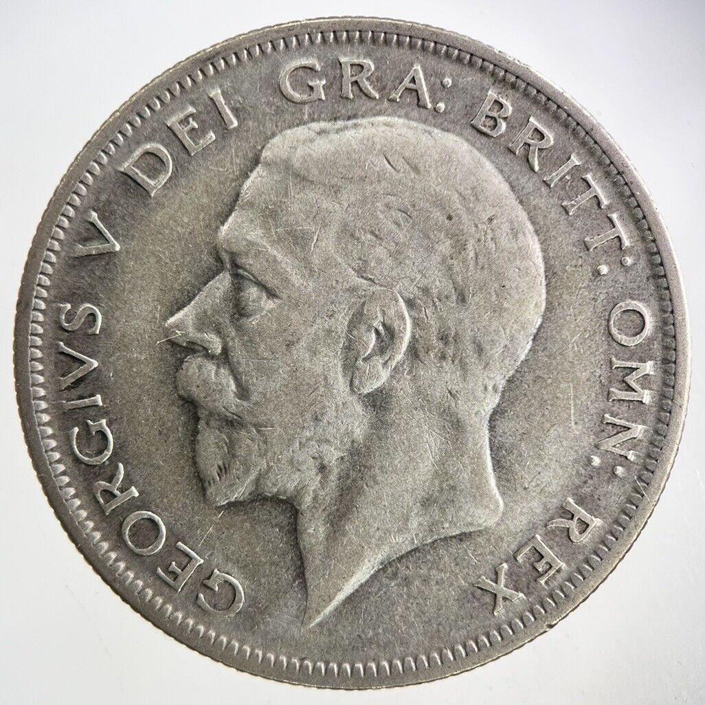 1929 George V Half - Crown Silver Coin | Fine Collectable Grade