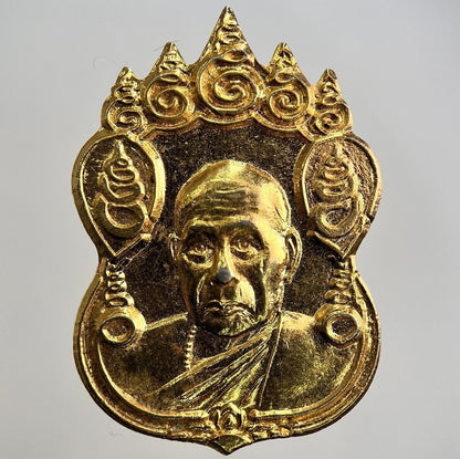 Thailand Old Thai Monk Necklace Charm Pendant | Height 3.2cm