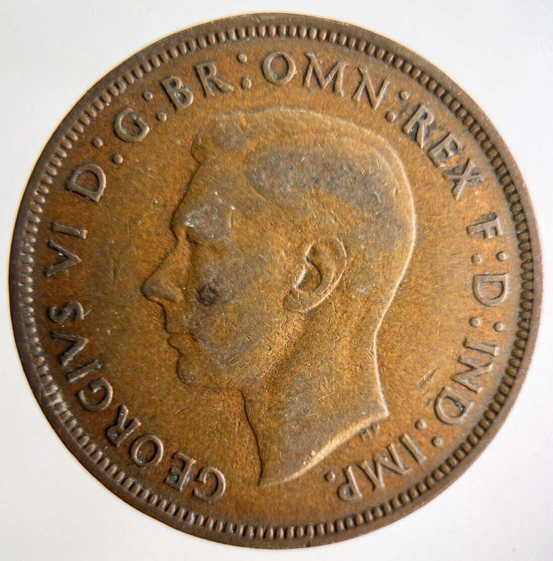 1940 George VI One Penny Coin | Fine Collectable Grade