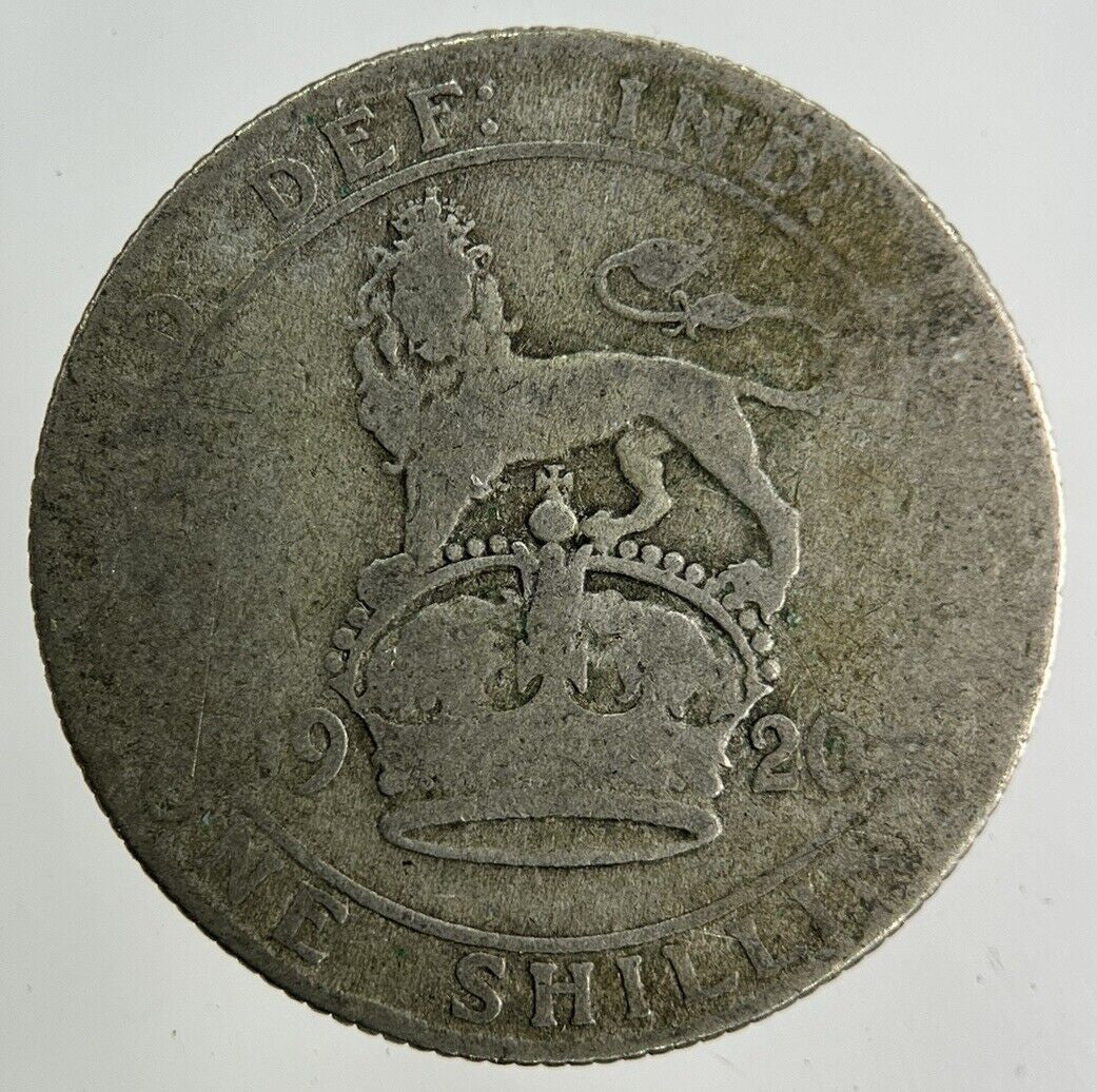 1920 George V Shilling Silver Coin | Collectable Grade