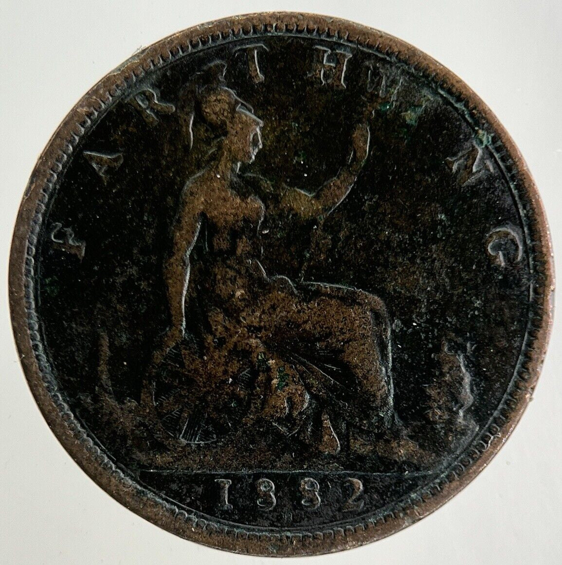 1882 - H Victoria Farthing Coin | Collectable Grade