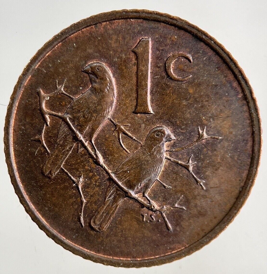 1967 South Africa 1 Cent Coin | Fine Collectable Grade