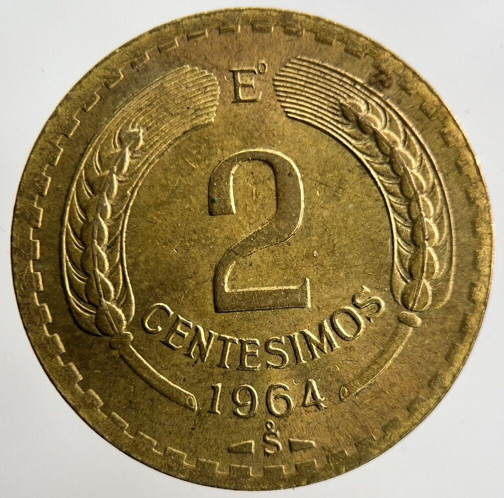 1964 Chile 2 Centesimos Coin | Fine Collectable Grade