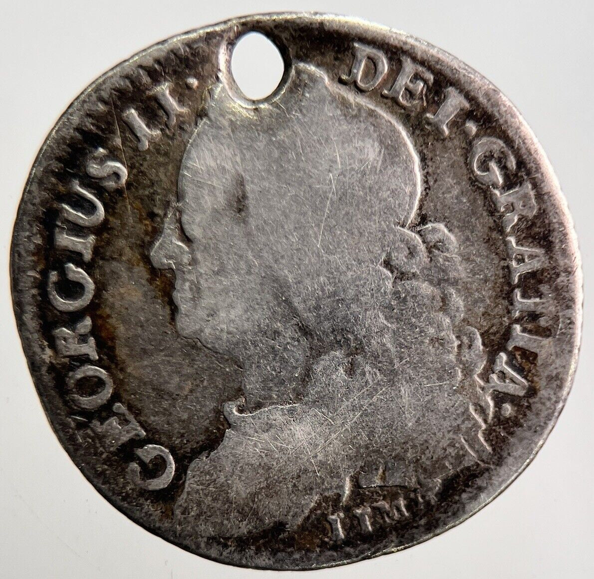 1745 George II 2nd Sixpence Silver Coin | Collectable Grade | a2910