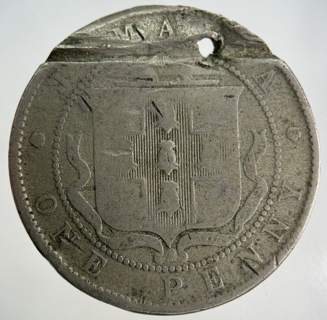 1907 Jamaica One Penny Coin | Fair Grade