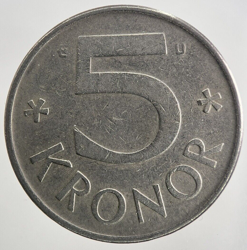 1978 Sweden 5 Kronor Coin | Very High Grade