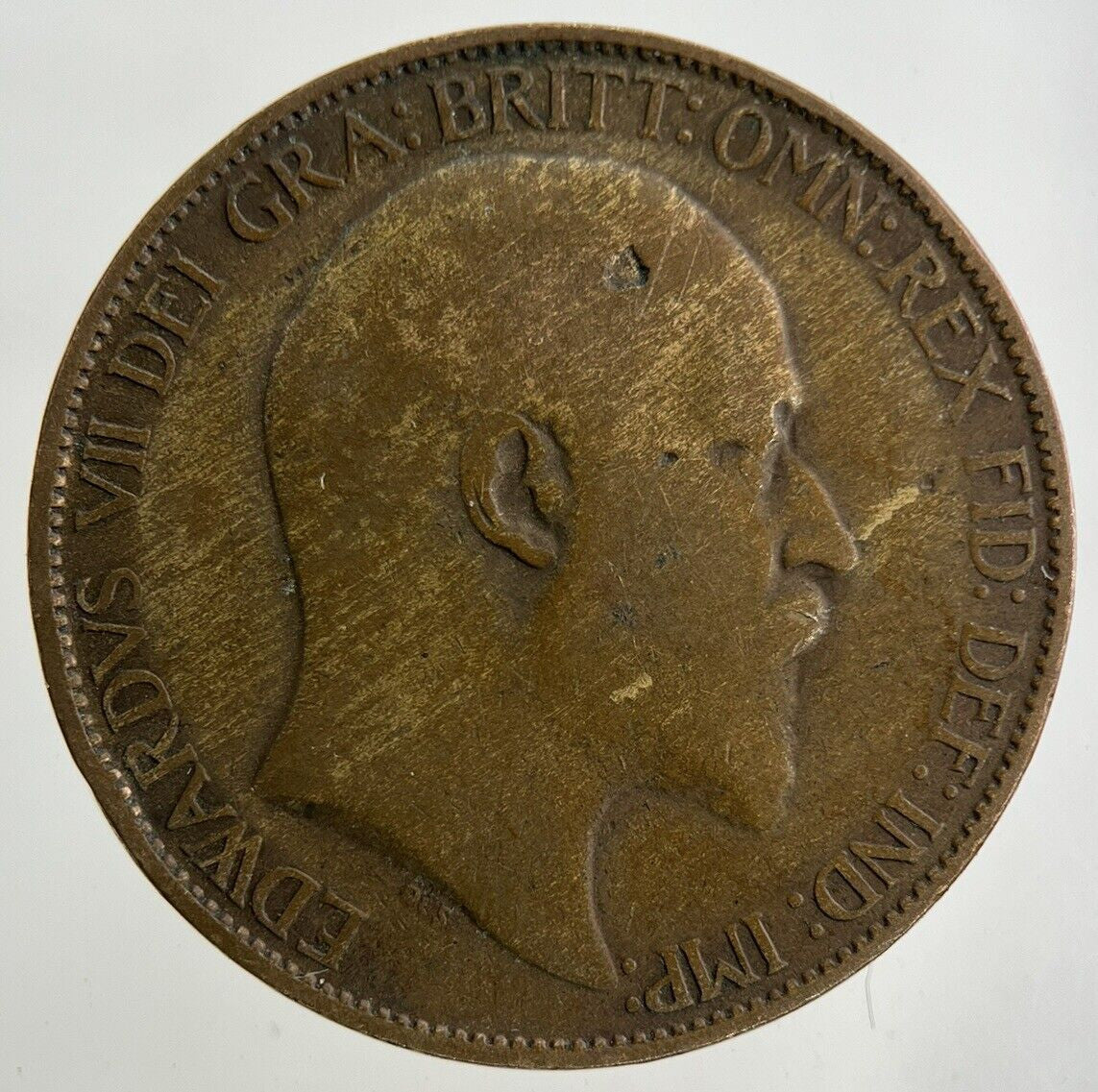 1908 Edward VII Half - Penny Coin | Collectable Grade