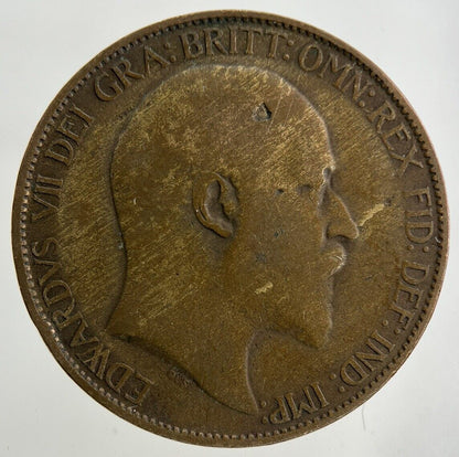 1908 Edward VII Half - Penny Coin | Collectable Grade