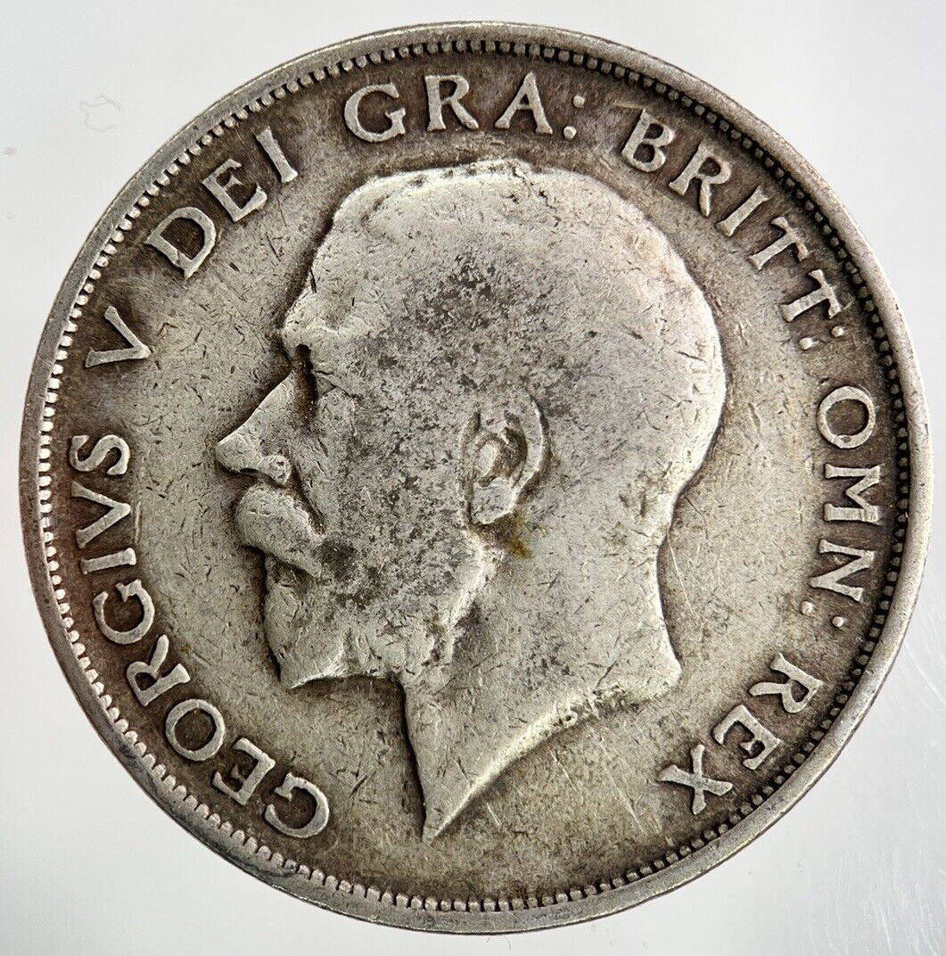 1914 George V Half - Crown Silver Coin | Fine Collectable Grade