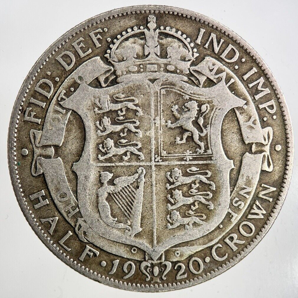 1920 George V Half - Crown Silver Coin | Collectable Grade