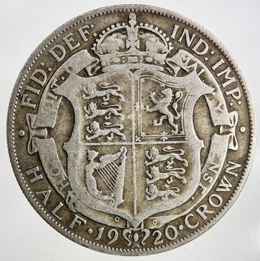 1920 George V Half - Crown Silver Coin | Collectable Grade