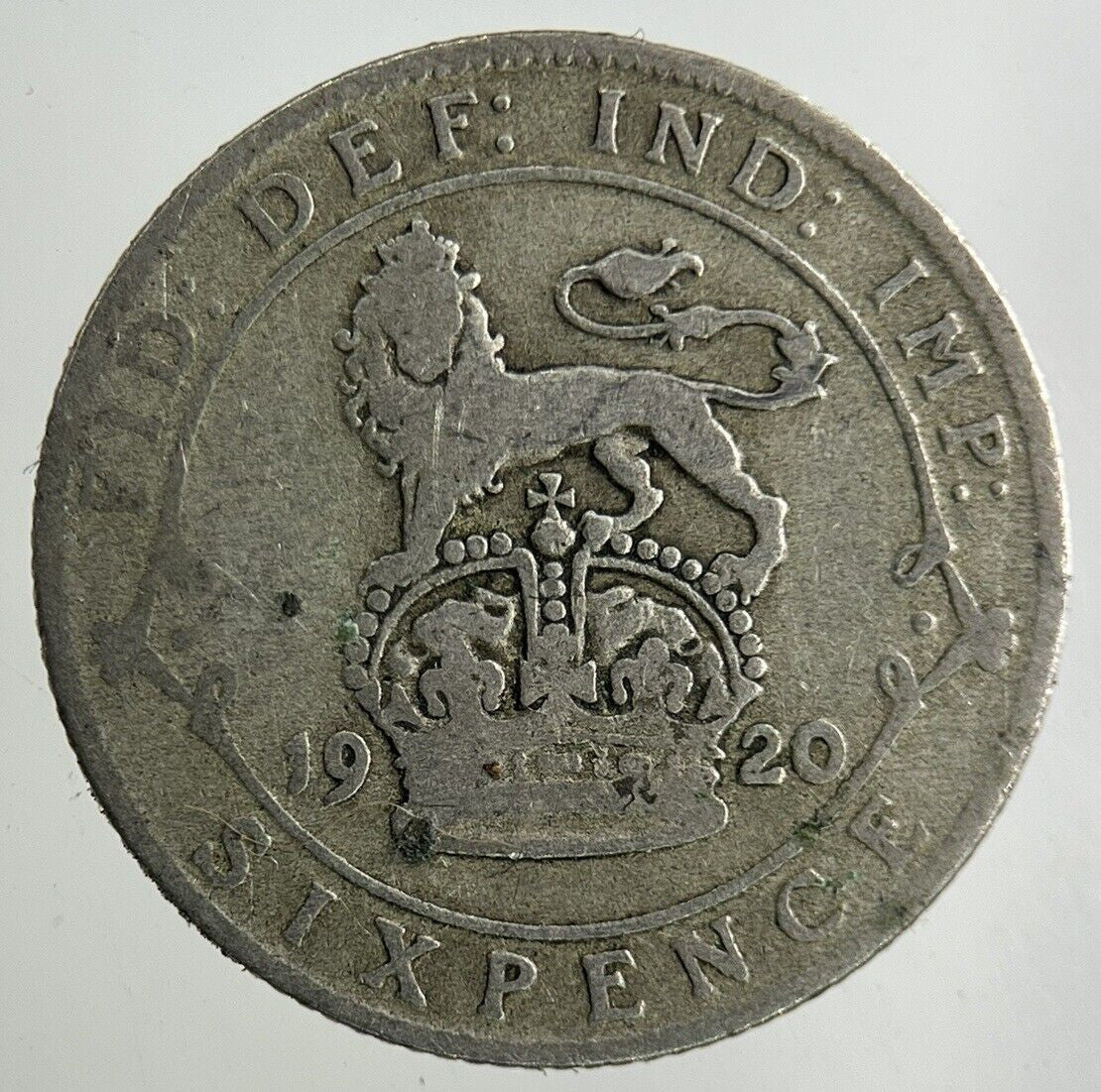 1920 George V Sixpence Silver Coin | Collectable Grade