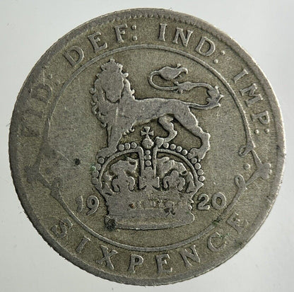 1920 George V Sixpence Silver Coin | Collectable Grade