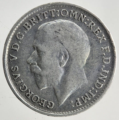 1918 George V Threepence Silver Coin | Fine Collectable Grade