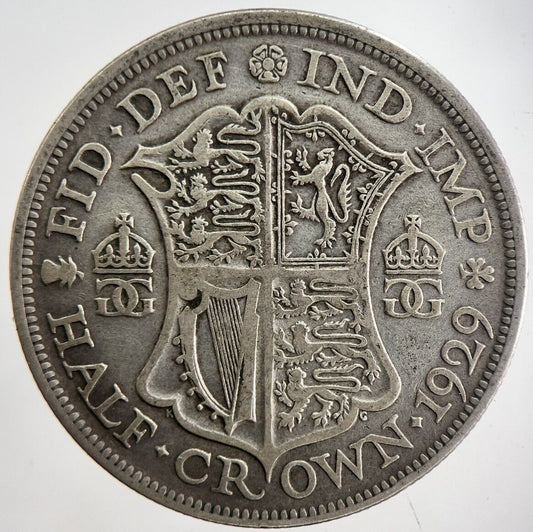 1929 George V Half-Crown Silver Coin | Collectable Grade