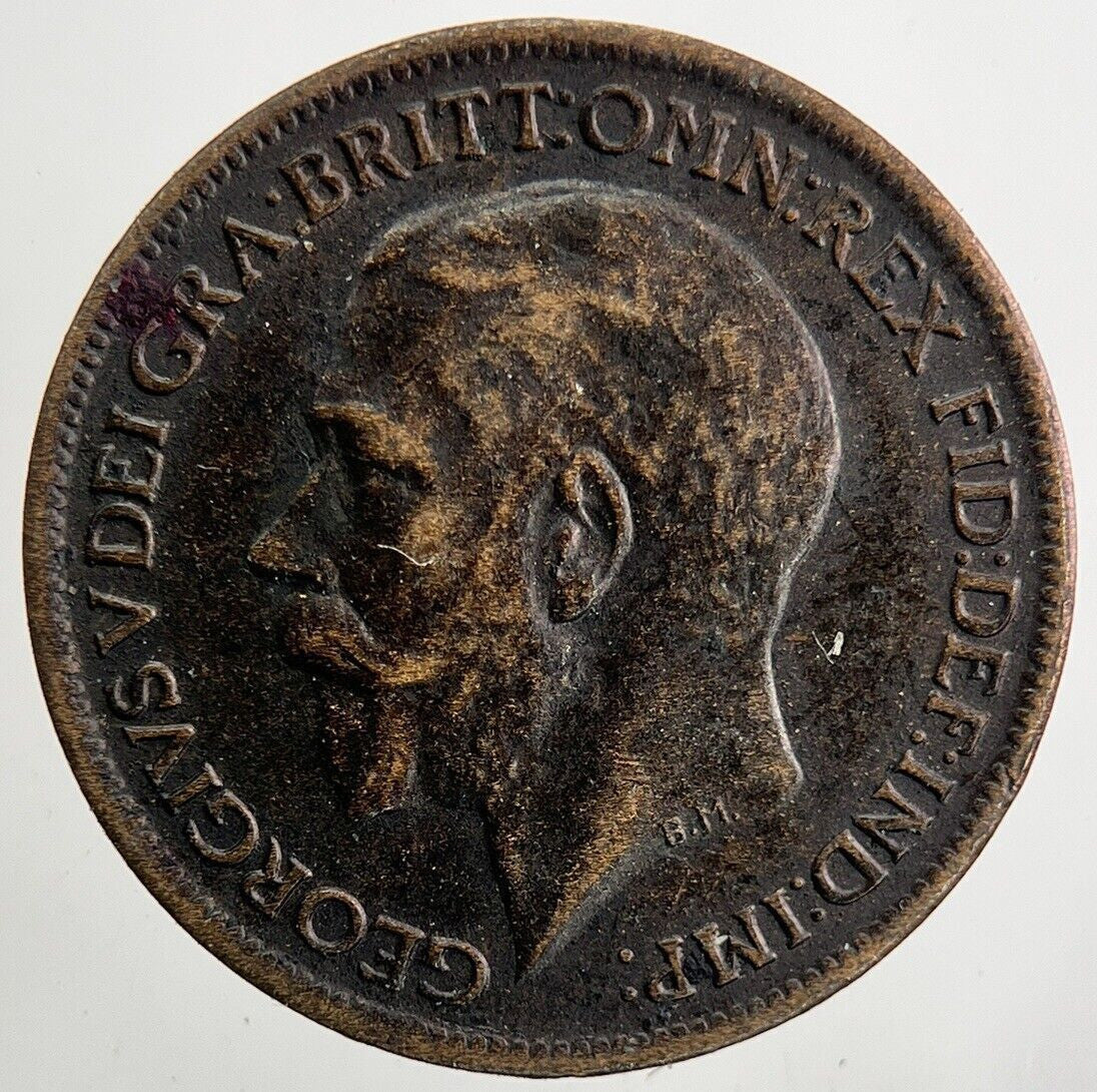 1917 George V Farthing Coin | Very High Grade