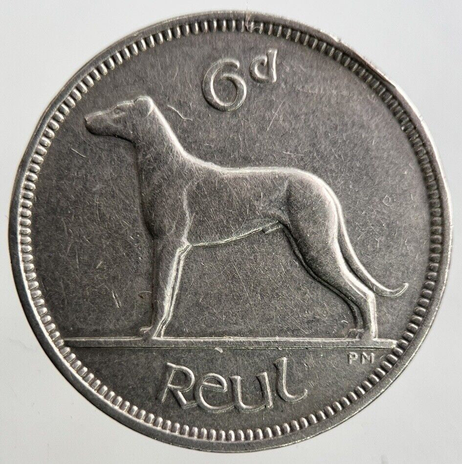 1928 Irish Sixpence Coin | Very High Grade