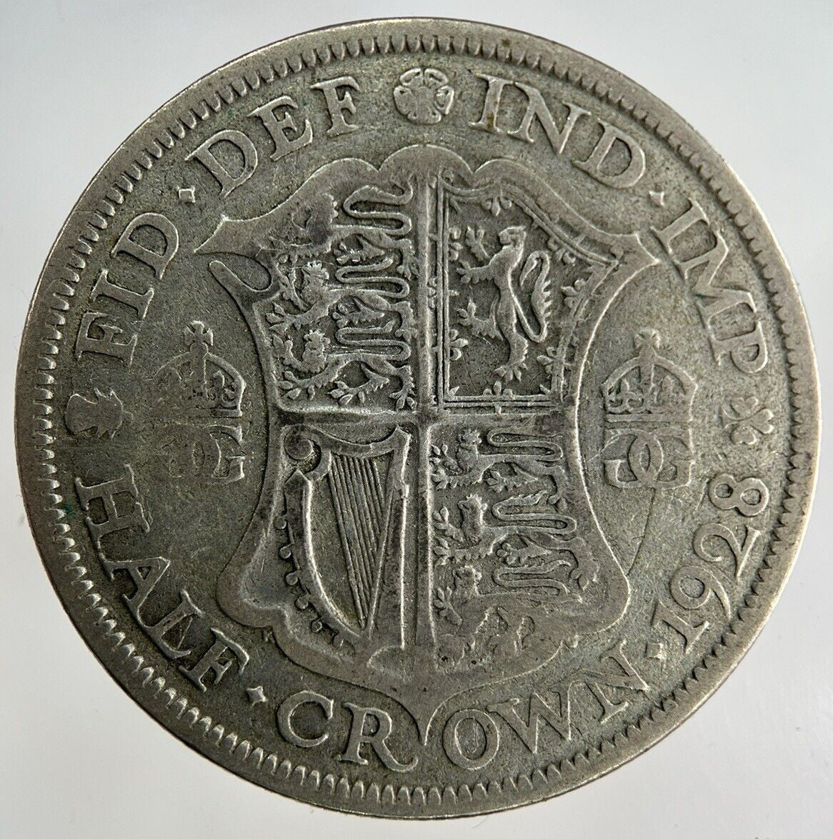 1928 George V Half - Crown Silver Coin | Collectable Grade