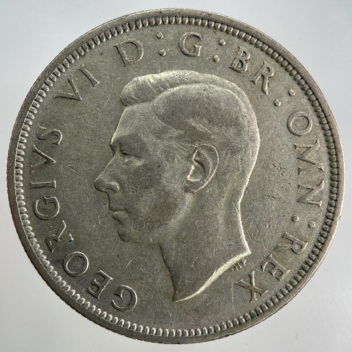 1939 George VI Half - Crown Silver Coin | Fine Collectable Grade