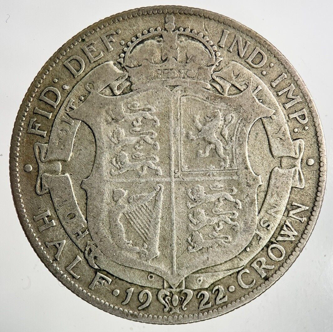 1922 George V Half - Crown Silver Coin | Collectable Grade