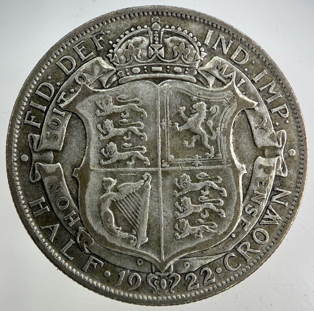 1922 George V Half - Crown Silver Coin | Very High Grade