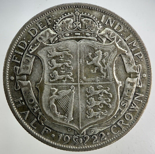 1922 George V Half - Crown Silver Coin | Very High Grade